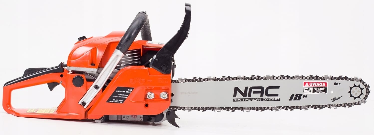 Kedjesåg bensindriven 45 cm (18) 3000W, 3hk, stark och tålig, NAC