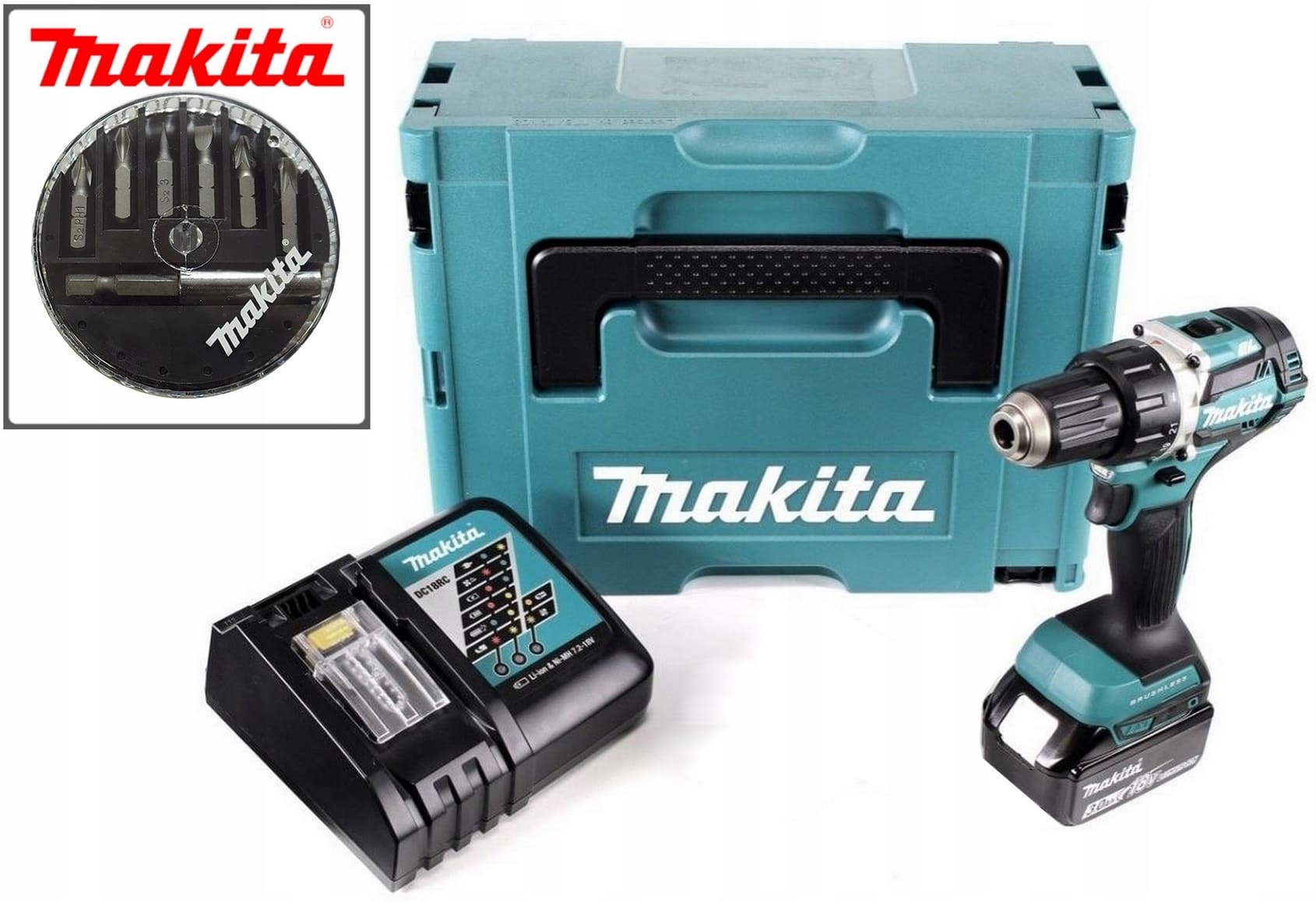 MAKITA DDF484RTJ (2 x 5.0Ah)