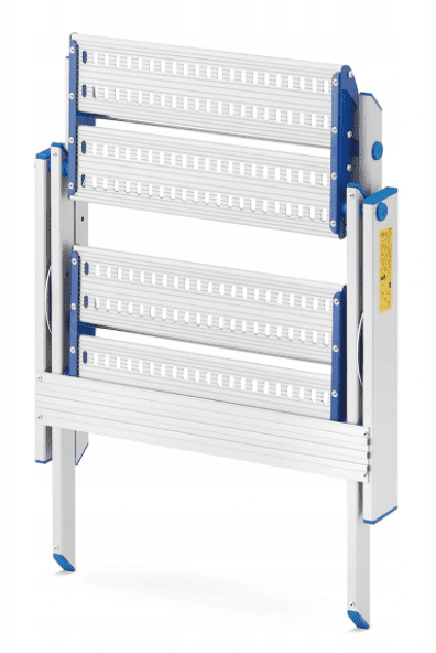 Step Stool Aluminum 2 Steps, Foldable, Drabex