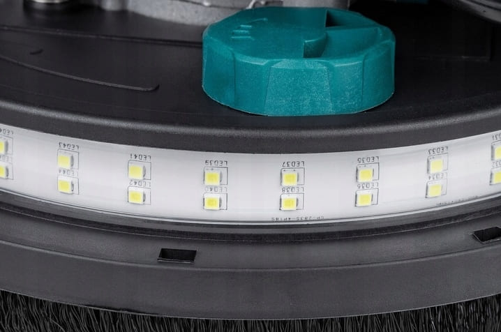 Väggslip 225 mm 1700W, 800-1750Rpm, LED, Eurocraft