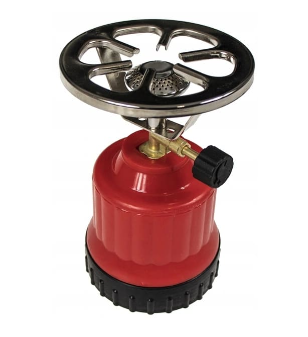 Gaskök med 4 gaspatroner, toppmonterat, kompakt, 1kW
