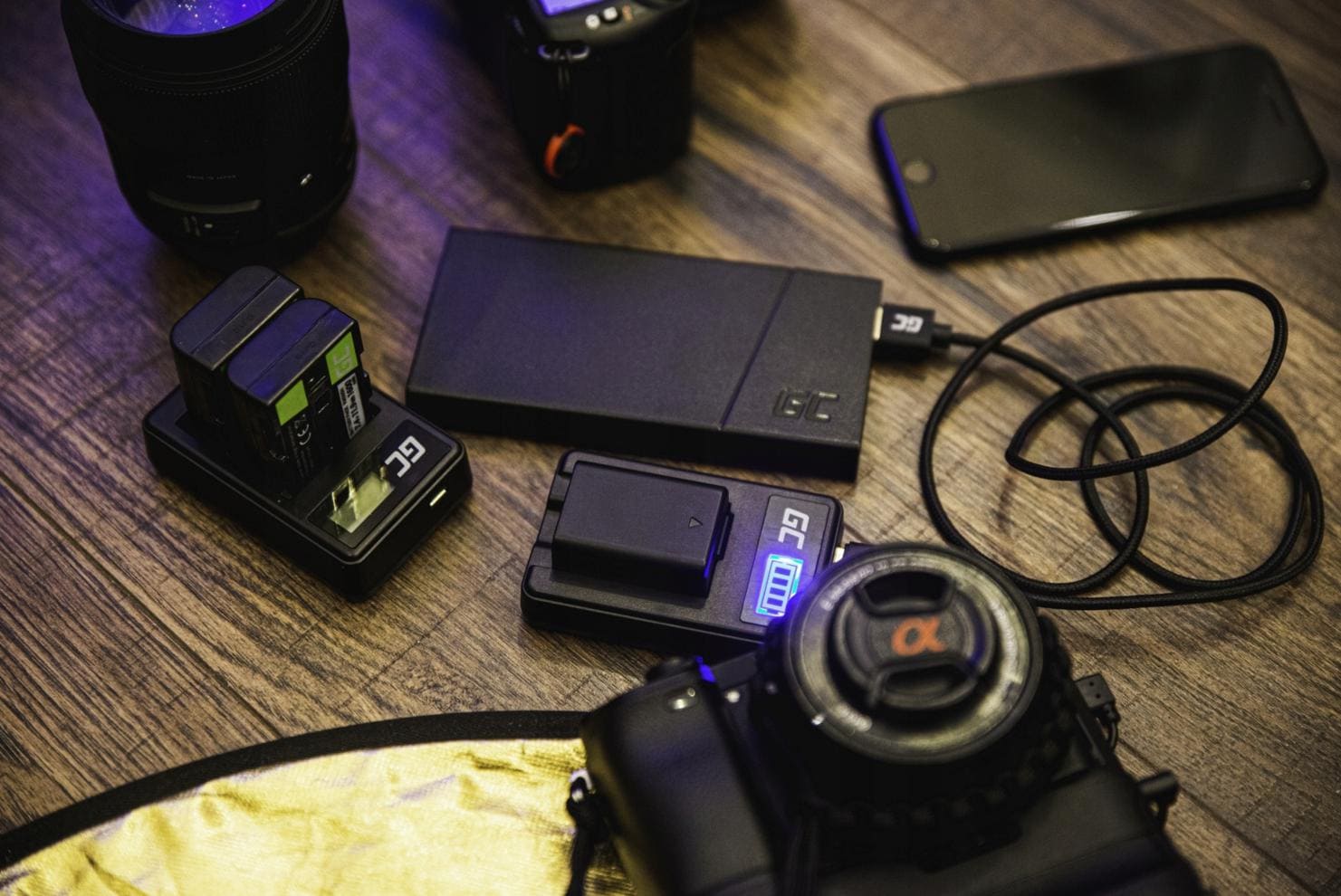 Batteri motsvarande Canon LP-E6, 1600 mAh, Green Cell