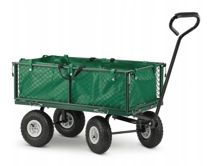 Trädgårdsvagn, transportvagn max 450 kg