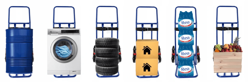Pirra 280 kg, magasinkärra, transportkärra, hopfällbar, stål, HiGHER