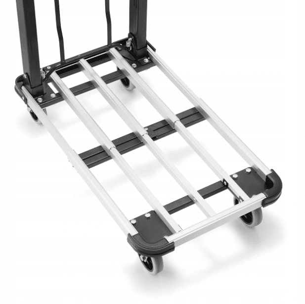 Flyttvagn 150 kg, transportvagn av aluminium, lastkärra, hopfällbar, HiGHER