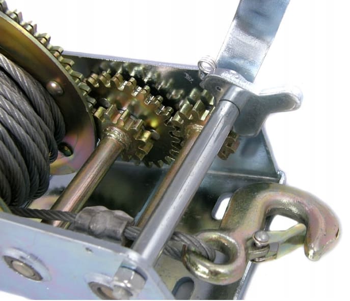Hand Winch 1125 kg with 10 m Rope