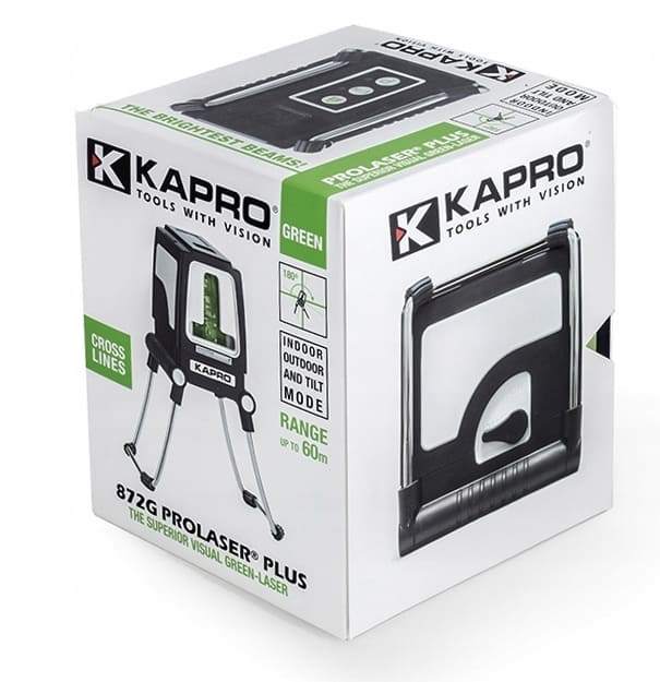 Self-Levelling Cross Line Laser Green Beam | Kapro