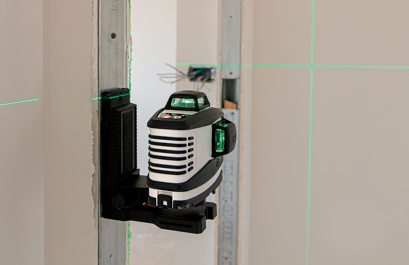 Självnivellerande krysslinjelaser 360° grön, laserpass, Kapro KA 883GN Prolaser