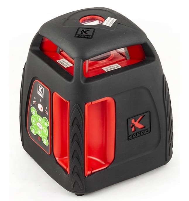 Rotationslaser, självnivellerande krysslinjelaser 360°, laserpass, Kapro KA 899 Prolaser