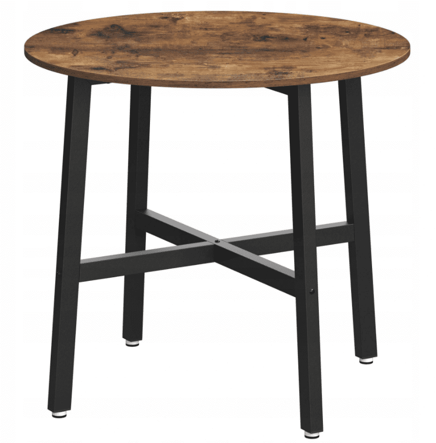Soffbord, kaffebord runt, vintage stil diam. 80 cm