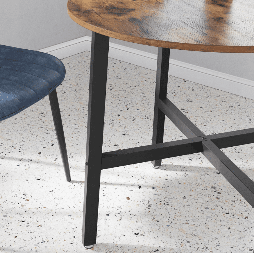 Soffbord, kaffebord runt, vintage stil diam. 80 cm