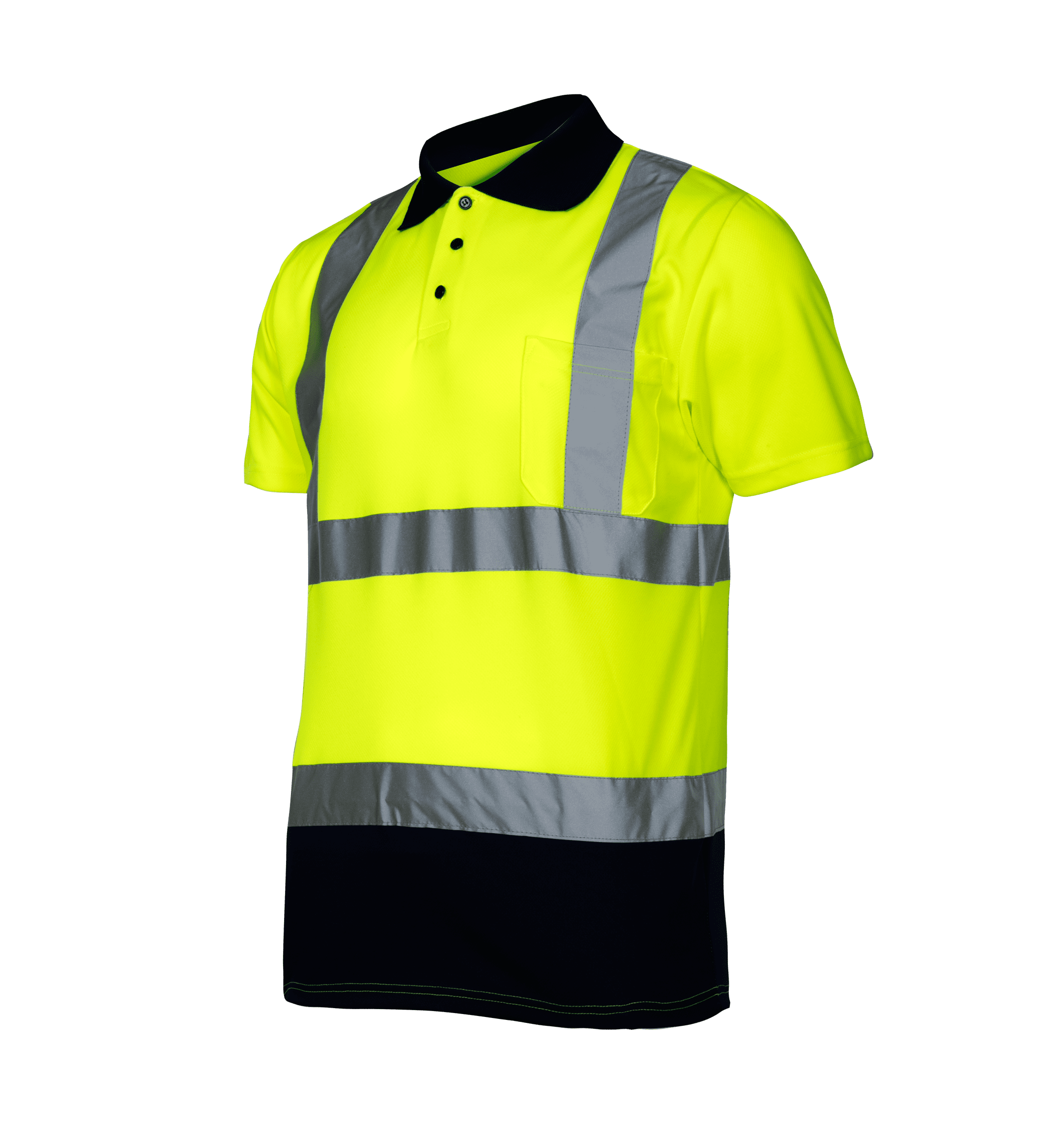 Reflextröja, varseltröja, gul, WARNING POLO SHIRT, CE, LAHTI