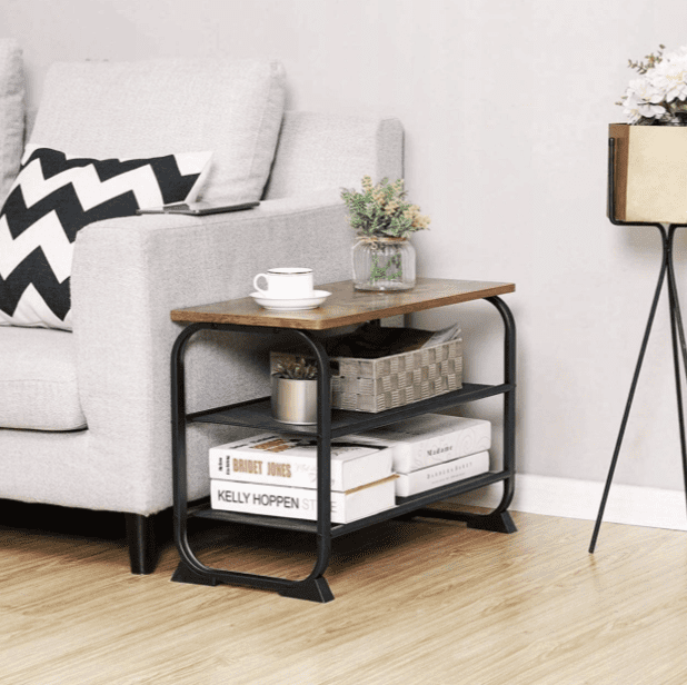 Skohylla med sits 30 x 66 x 45 cm svart