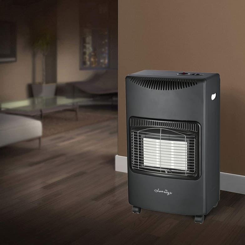 Gas Heater 4, 2kW with Swedish Gas Regulator, Hose, Infrared Gas Heater, Foldable.
