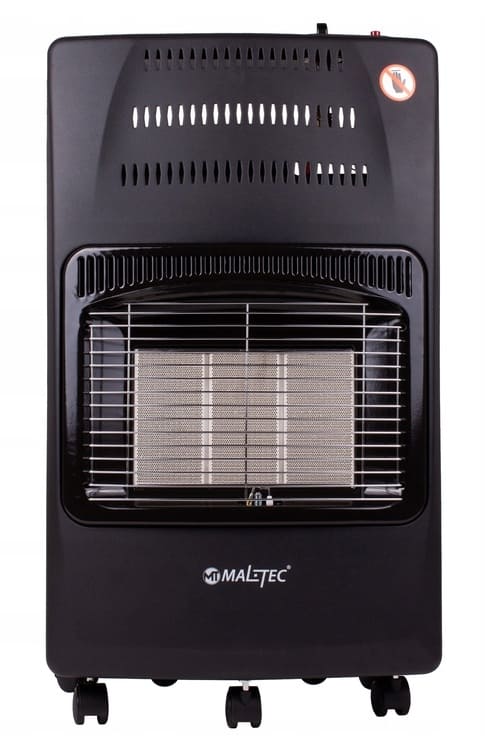 Gas Heater 4, 2kW with Swedish Gas Regulator, Hose, Infrared Gas Heater, Foldable.