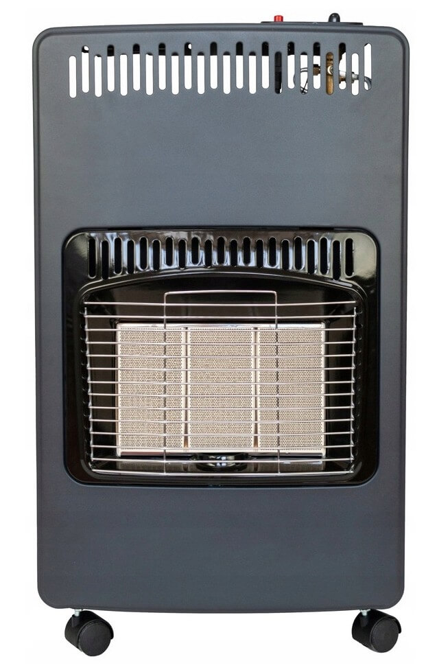 Gas Heater 4, 2kW with Swedish Gas Regulator, Hose, Infrared Gas Heater, Foldable.