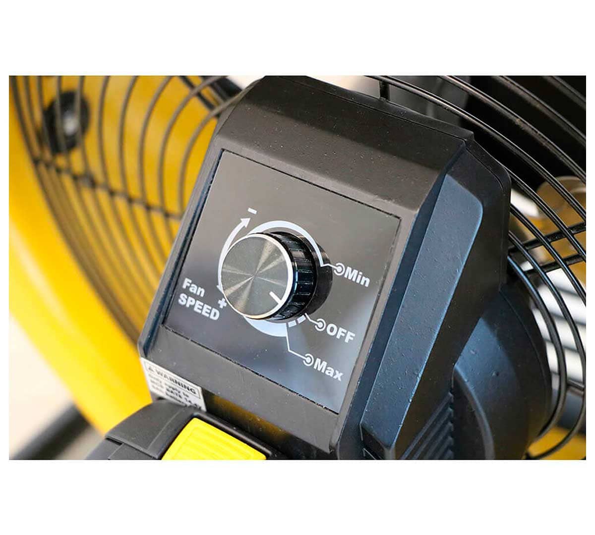 Axial Industrifläkt 40 cm, Hybrid 230V/Batteri, 1200 m³/t, Variabel Hastighet, Master
