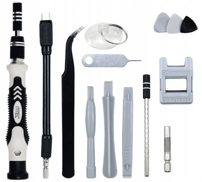 Precisionsverktyg, sats 117 delar, bits, TORX, skruvmejslar m.m.