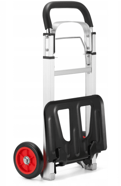 Pirra 90 kg, hopfällbar lätt magasinkärra, transportkärra av aluminium, HiGHER
