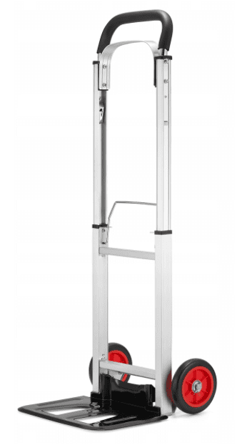 Pirra 90 kg, hopfällbar lätt magasinkärra, transportkärra av aluminium, HiGHER