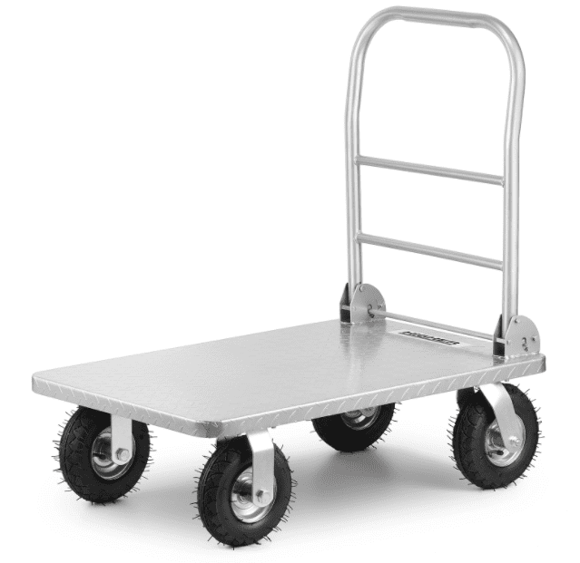 Flyttvagn 500 kg, transportvagn, lastkärra, hopfällbar, HiGHER