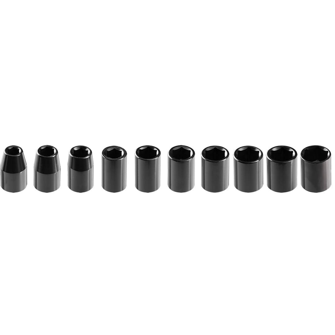Hylssats 10st. 1/210-24 mm CrV, sexkant, NEO Tools
