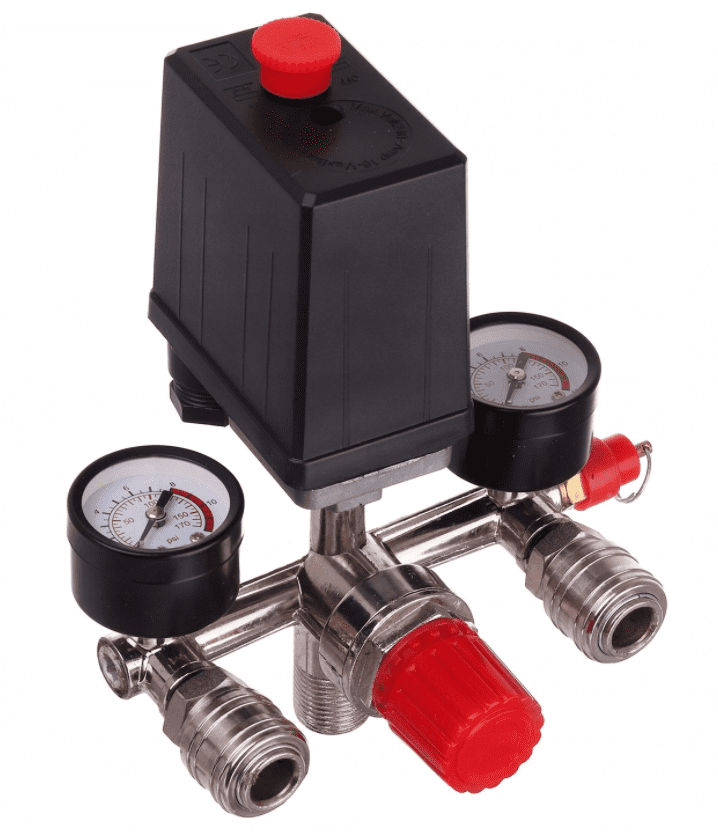 Tryck strömbrytare för kompressorer 1/2, 21 mm, 230V, Technic