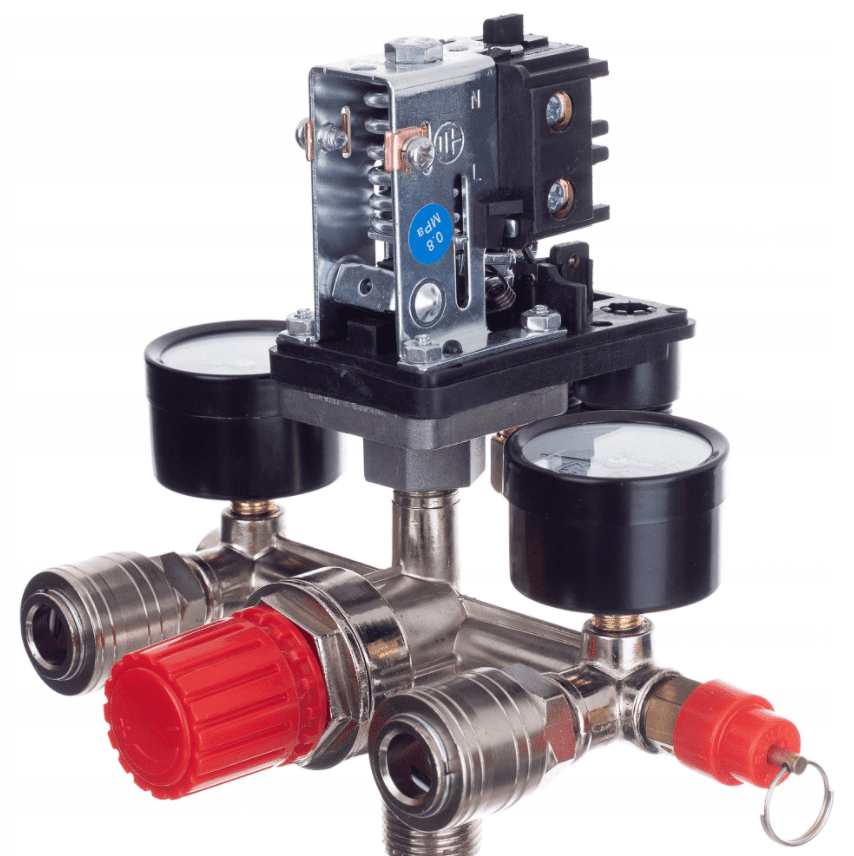 Tryck strömbrytare för kompressorer 1/2, 21 mm, 230V, Technic