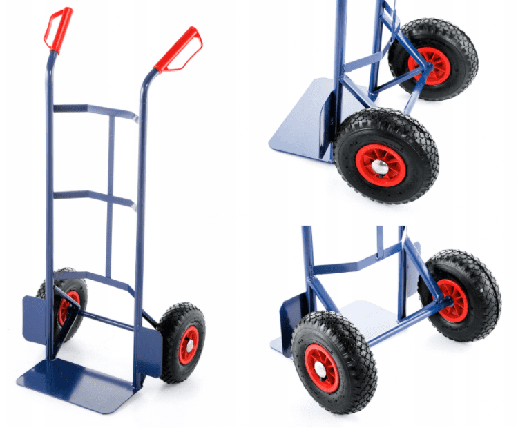 Pirra max 200 kg, magasinkärra, transportkärra, hopfällbar, stål, HiGHER