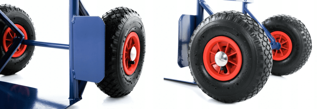 Pirra max 200 kg, magasinkärra, transportkärra, hopfällbar, stål, HiGHER