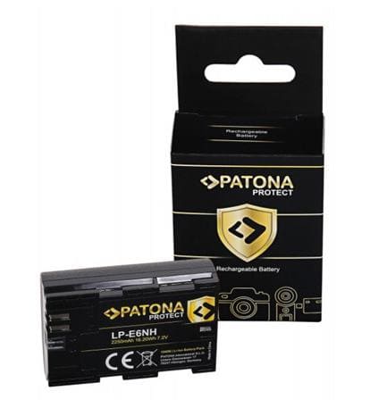 Battery Canon LP-E6NH compatible, 2250 mAh, Patona