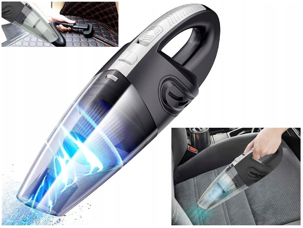 Handdamsugare batteri 9V 20W, USB, laddningsbar bildammsugare, Verk Group