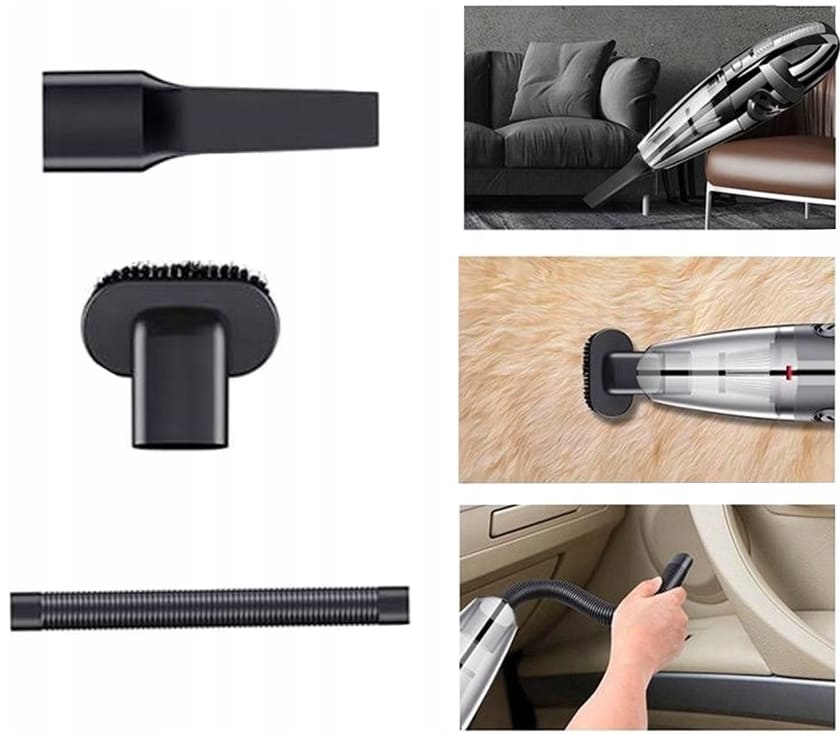 Handdamsugare batteri 9V 20W, USB, laddningsbar bildammsugare, Verk Group