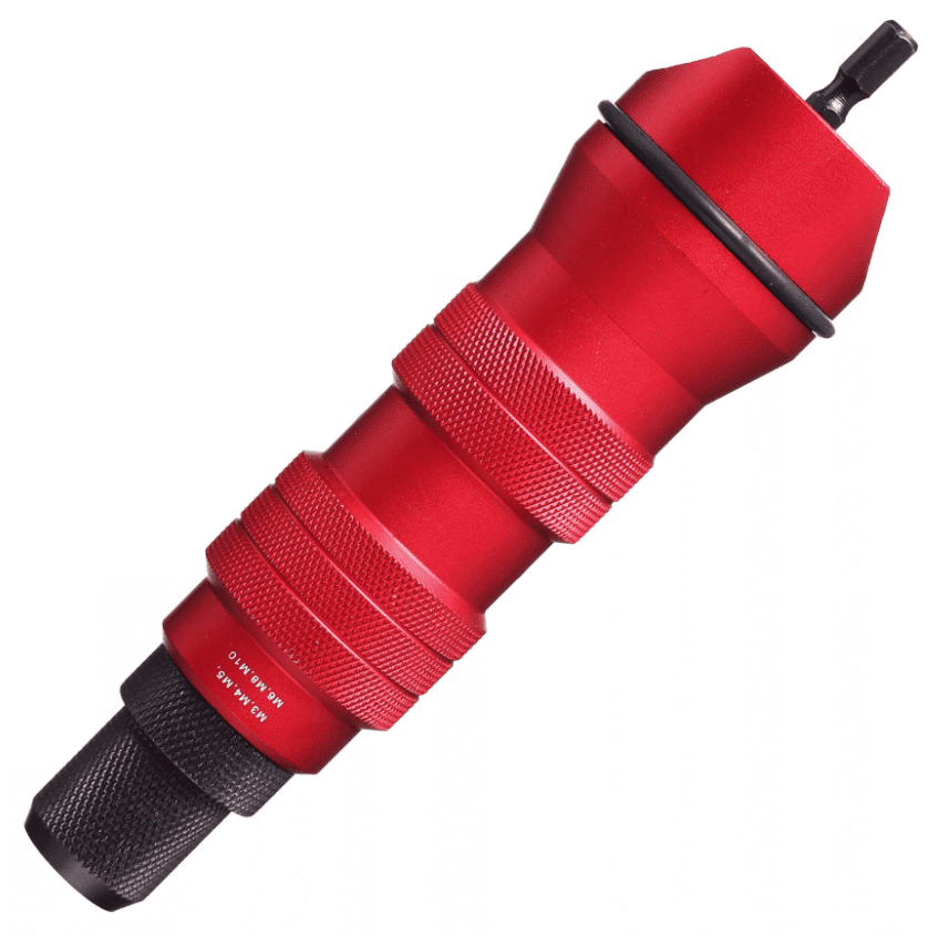 Nitningsverktyg, adapter för skruvdragare till skruvnit, inkl. chuckadaptrar, Technic RA02
