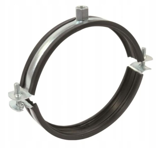 Slangklammer, ring 355 mm för montering av ventilationsrör, flexrör m.m.