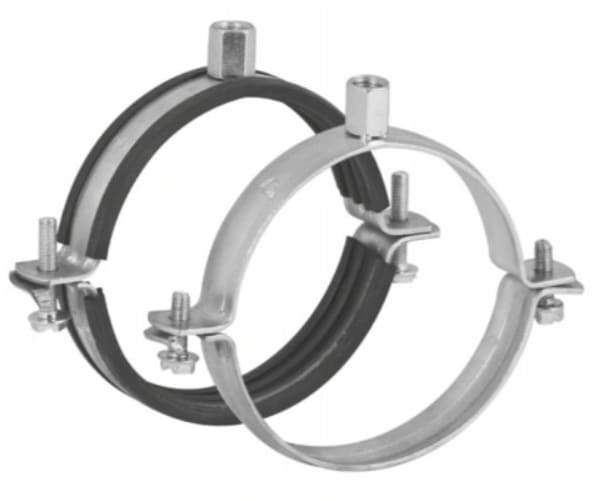 Slangklammer, ring 355 mm för montering av ventilationsrör, flexrör m.m.