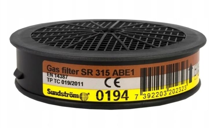 Gasfilter ABE1, Sundström SR 315