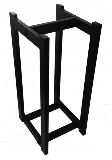 Vedhylla svart 30 x 25 x 61 cm, LOFT HQ