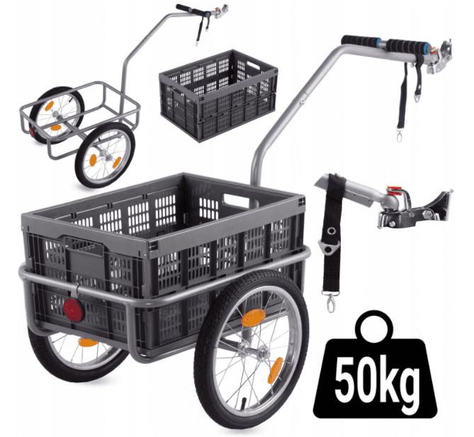 Cykelkärra, vagn till cykeln max 50 kg