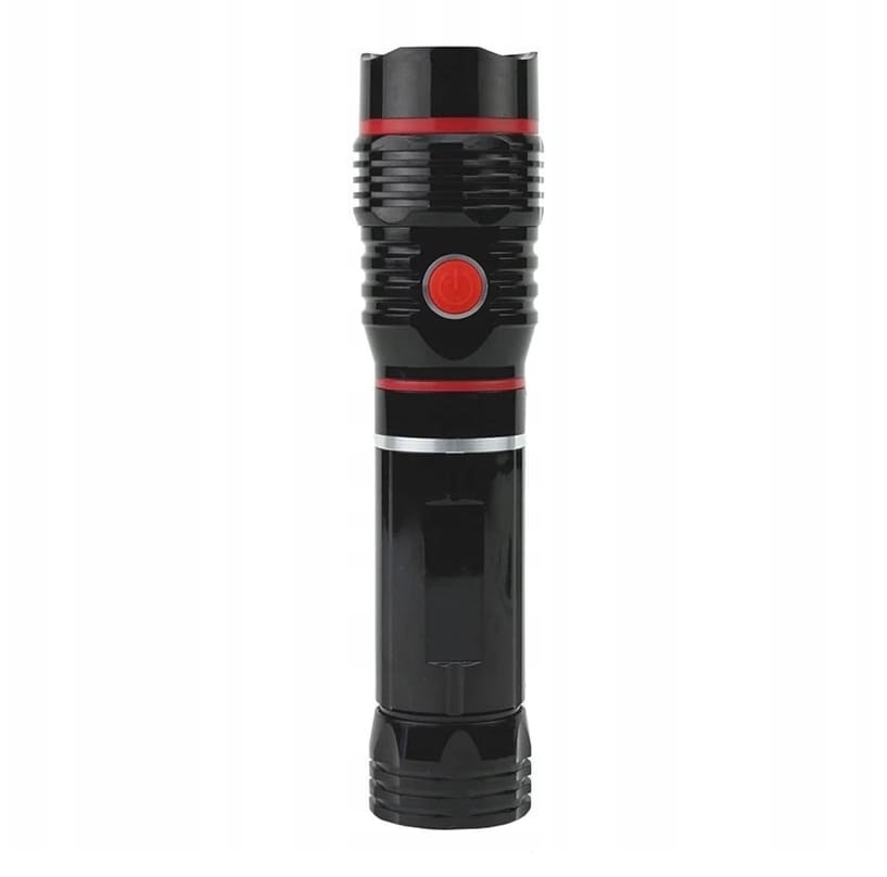 Ficklampa LED COB med magnet 80 LM, batteri, dubbla LED, hopfällbar, Tactical Light