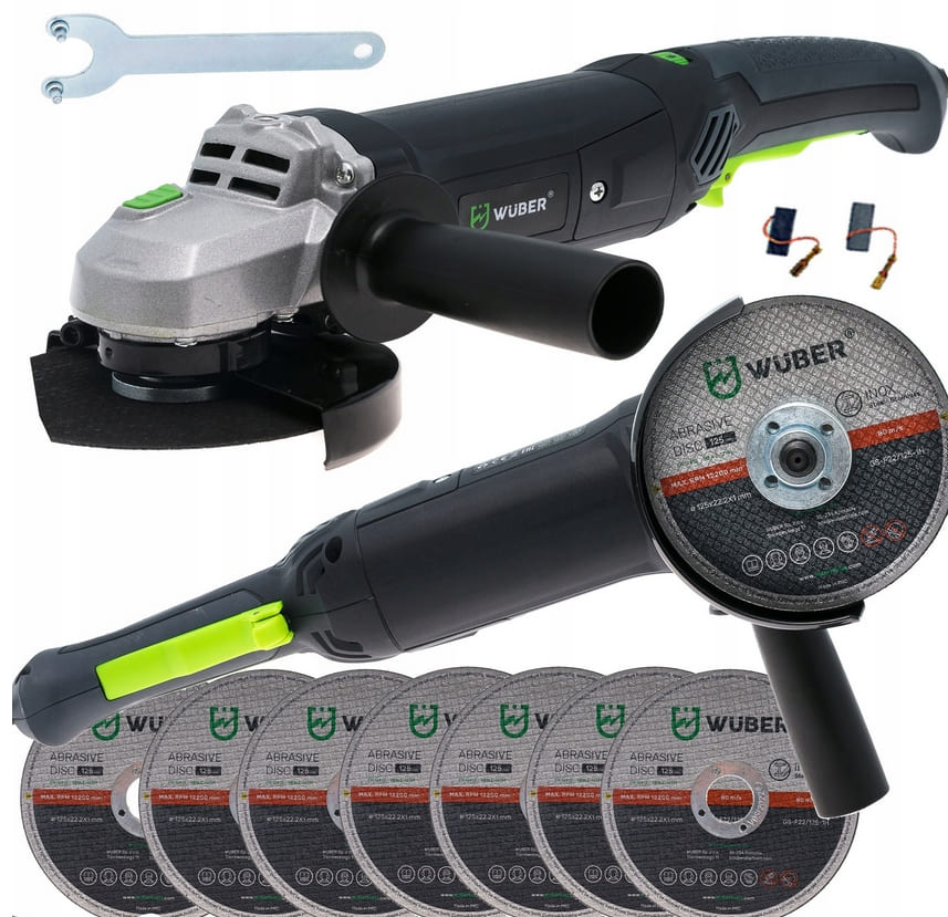 Vinkelslip 1600 W 230 V, Wuber