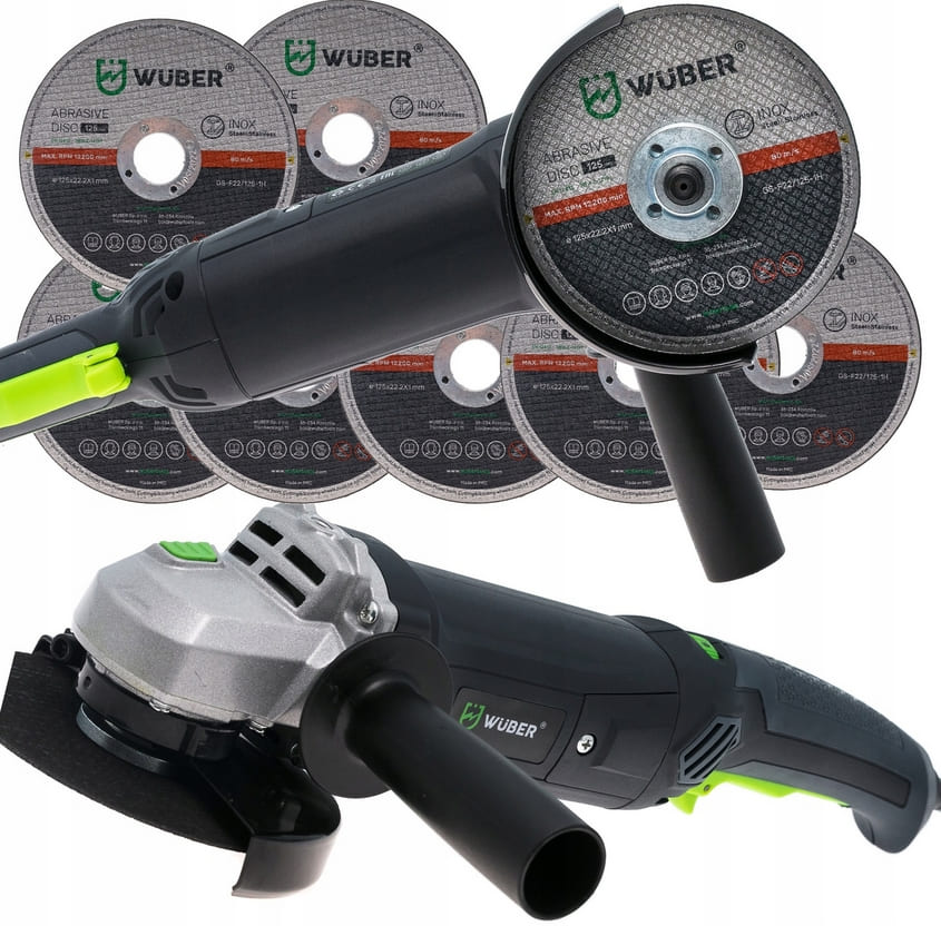 Vinkelslip 1600 W 230 V, Wuber