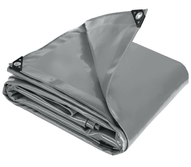 Tarpaulin PVC 650g/m² Glossy Made-to-Measure Sold Per Metre with Grommets