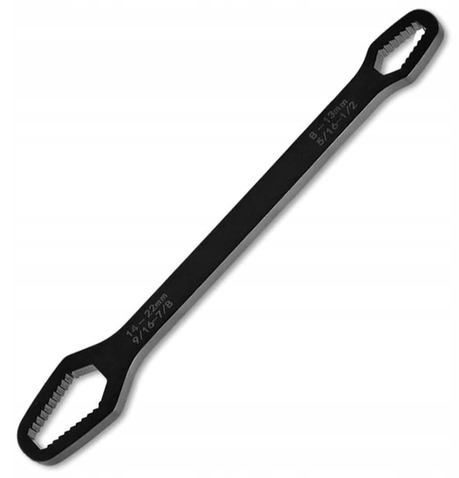 Ringnyckel universal 8-22 mm, 270 x 8 mm, CrV svart, ersätter 35 nycklar