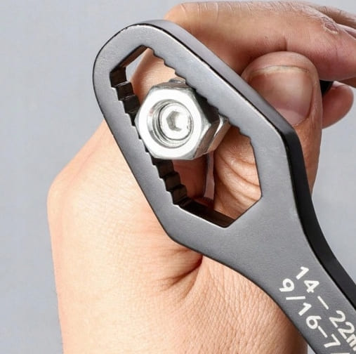 Ringnyckel universal 8-22 mm, 270 x 8 mm, CrV svart, ersätter 35 nycklar