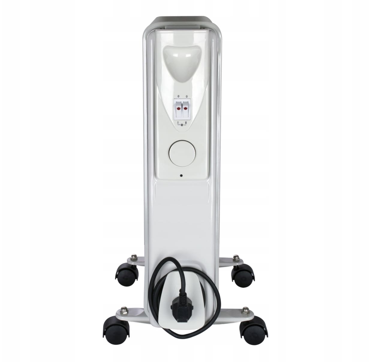 Oljeelement 2000W-3000W med termostat, hjul, 230V, Volt