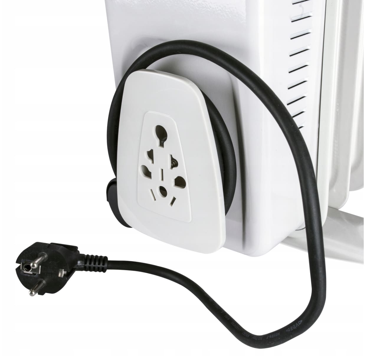 Oljeelement 2000W-3000W med termostat, hjul, 230V, Volt