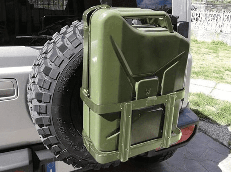 Bensindunkshållare, fästanordning för 1st Jeepdunk 20L