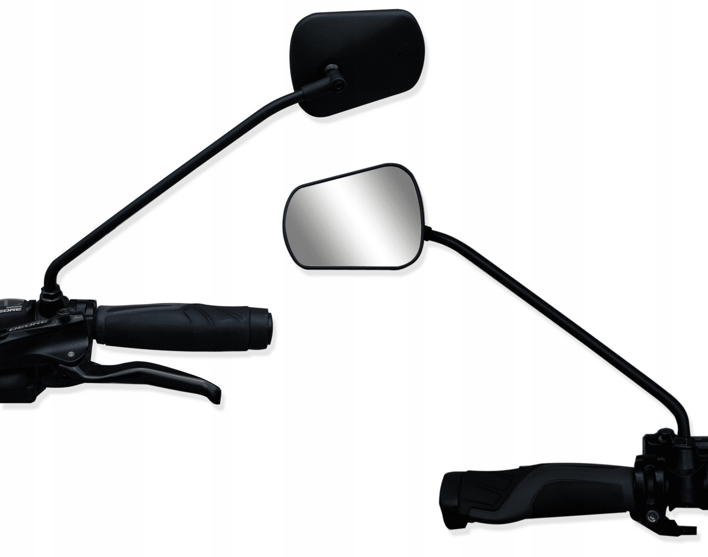 Bicycle Rearview Mirror with 25 cm Long Arm, AJS Plus
