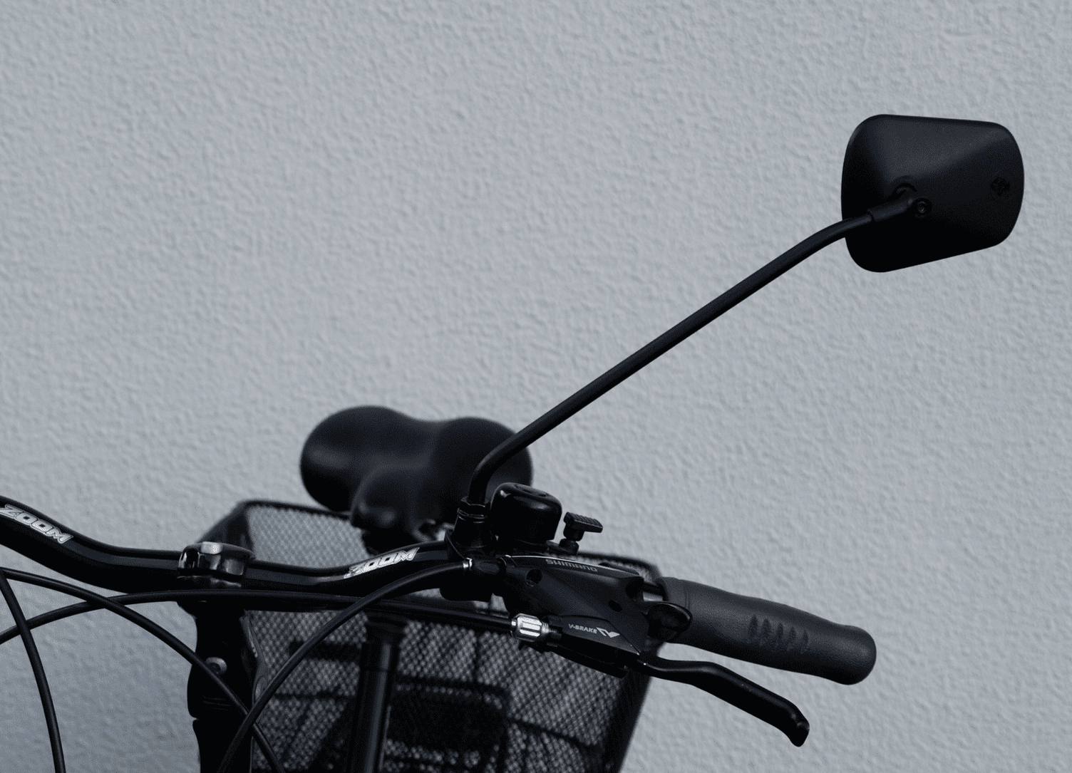 Bicycle Rearview Mirror with 25 cm Long Arm, AJS Plus